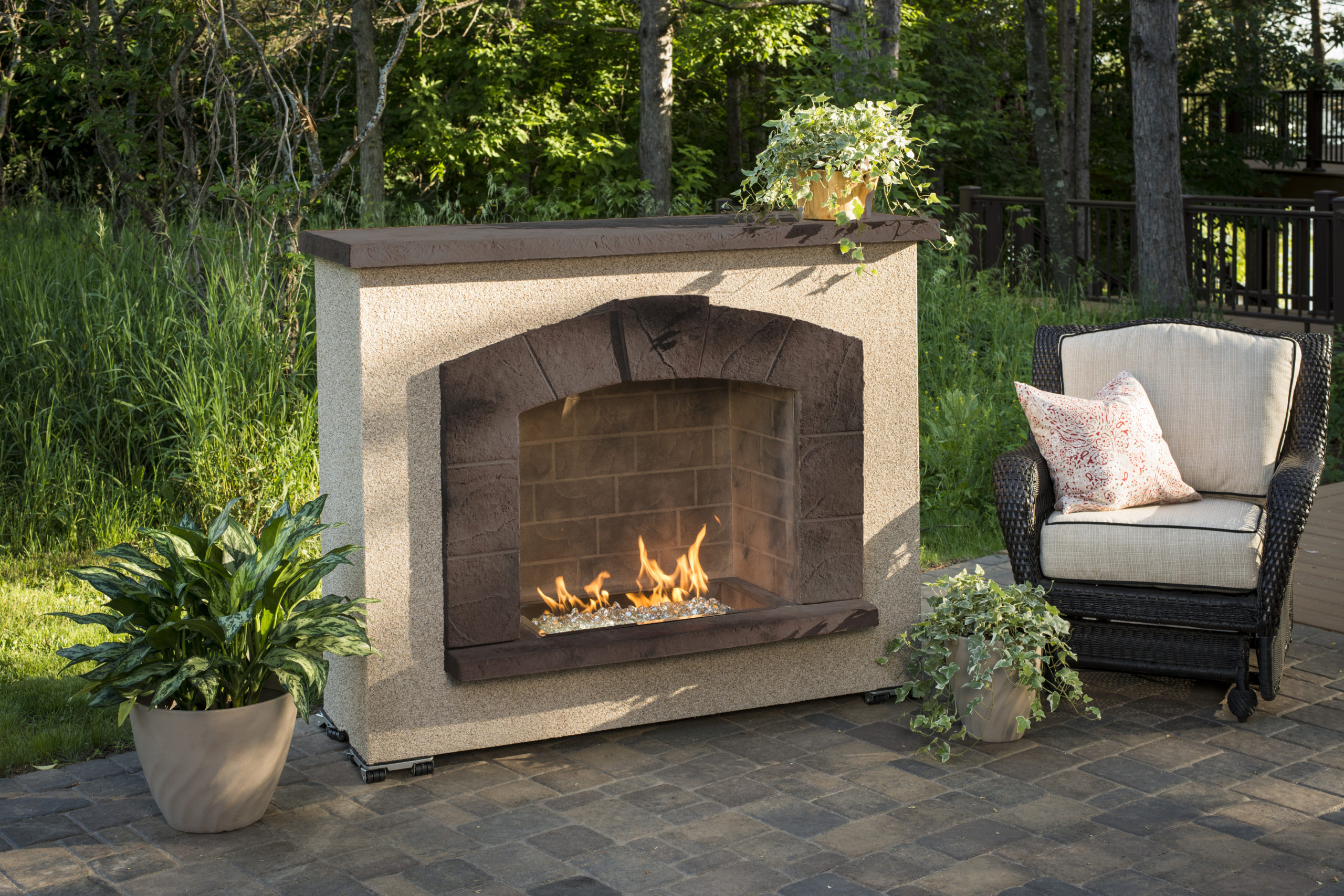 Outdoor Greatroom Fireplace